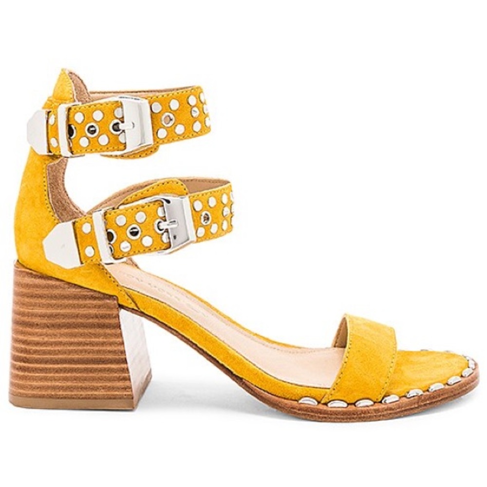 Sigerson Morrison Apple Sandal in Ambra! EUC